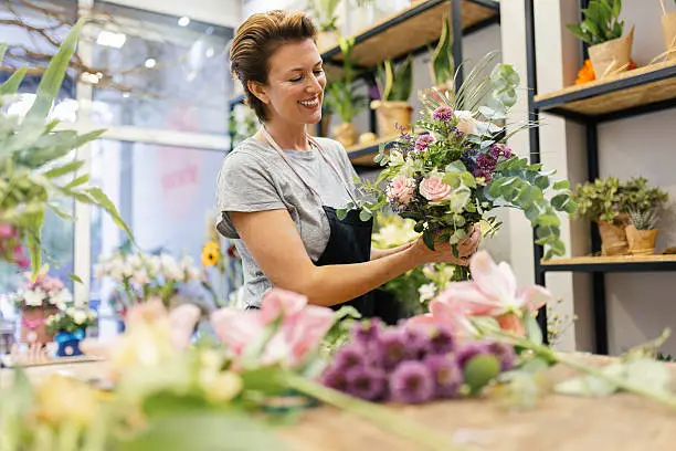 florist hand made bouqet