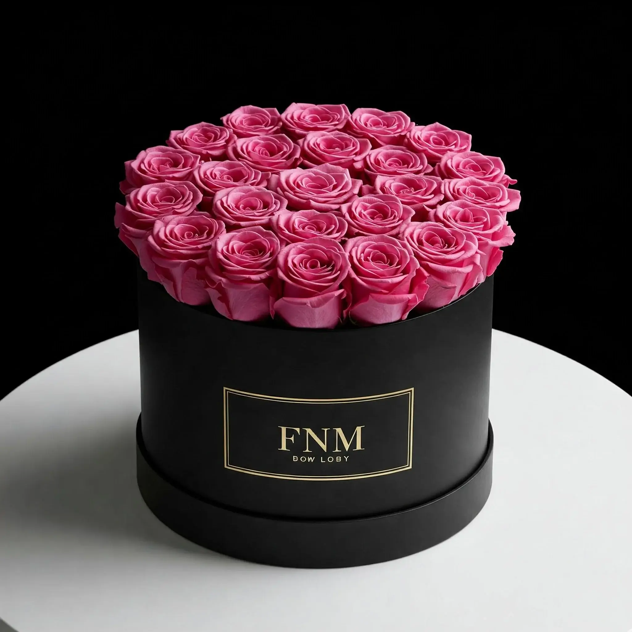 Fresh Pink Roses Box